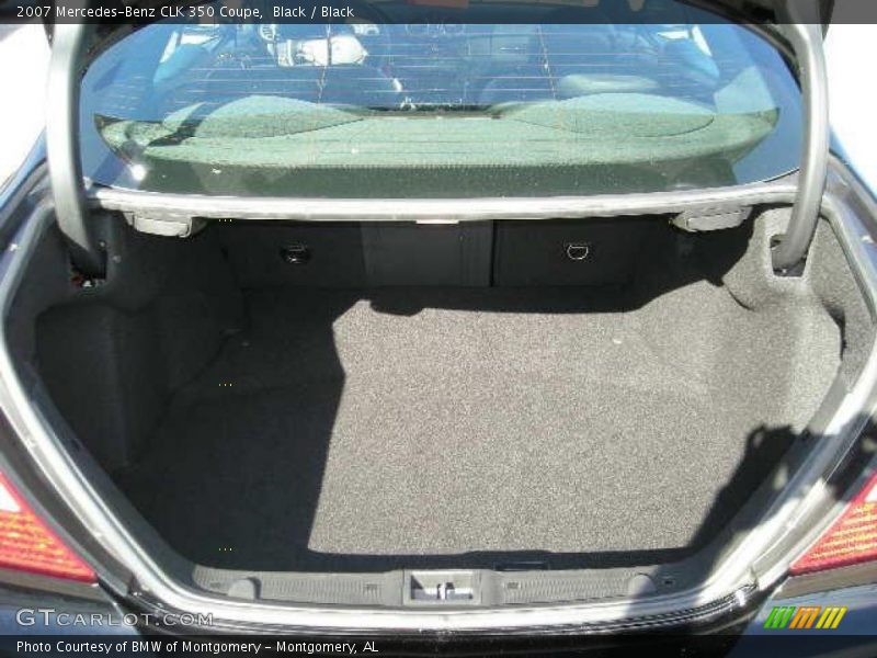 Black / Black 2007 Mercedes-Benz CLK 350 Coupe