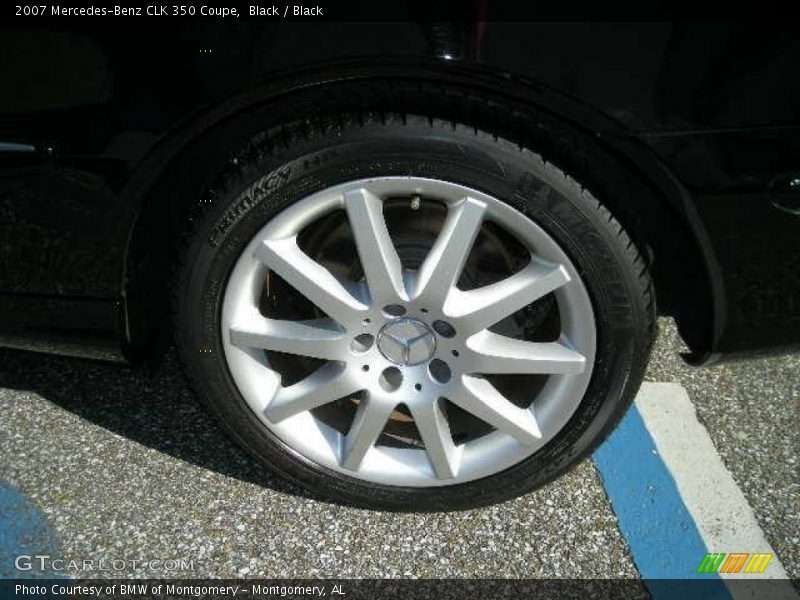 Black / Black 2007 Mercedes-Benz CLK 350 Coupe