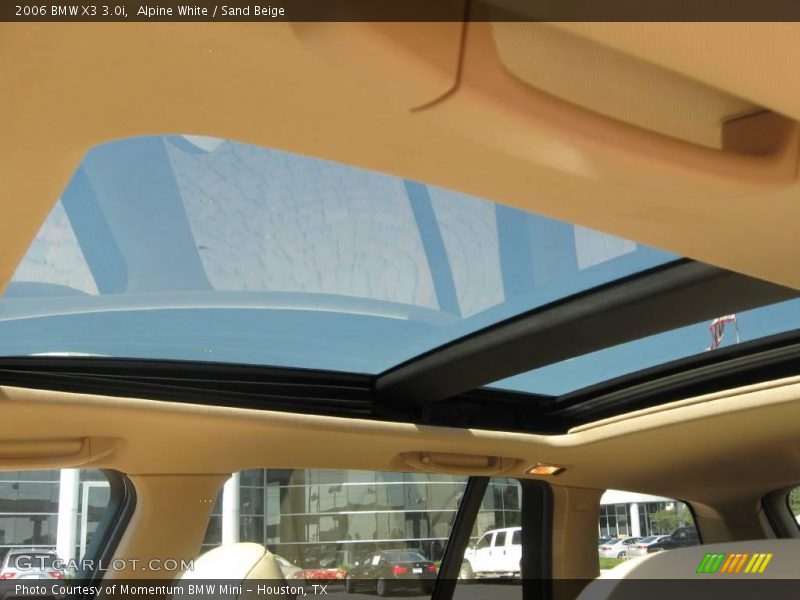 Alpine White / Sand Beige 2006 BMW X3 3.0i
