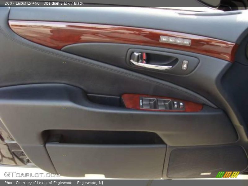 Obsidian Black / Black 2007 Lexus LS 460
