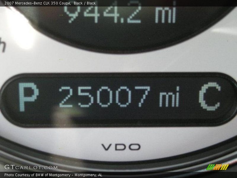 Black / Black 2007 Mercedes-Benz CLK 350 Coupe