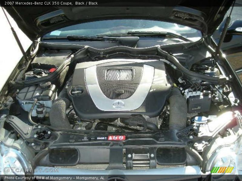 Black / Black 2007 Mercedes-Benz CLK 350 Coupe
