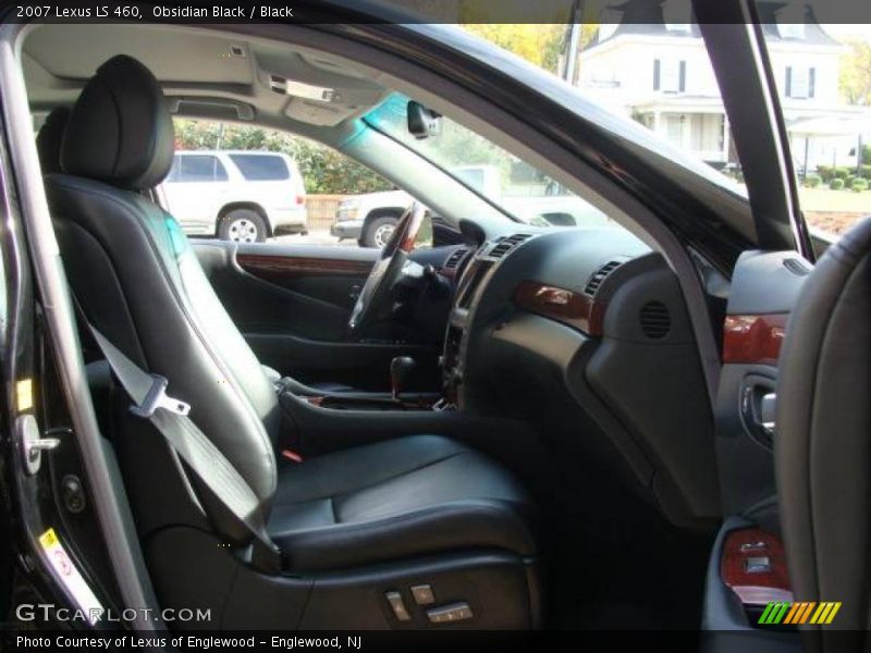 Obsidian Black / Black 2007 Lexus LS 460
