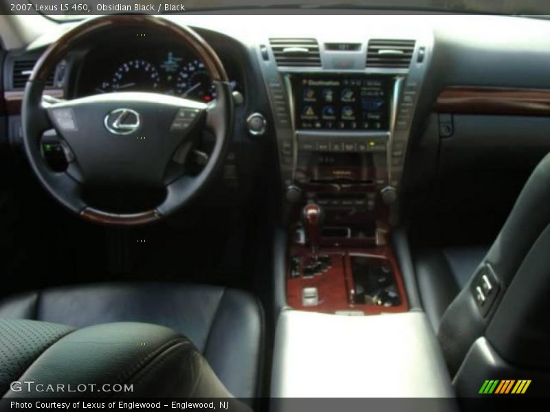 Obsidian Black / Black 2007 Lexus LS 460