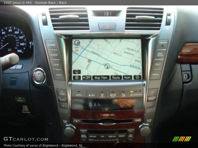 Obsidian Black / Black 2007 Lexus LS 460