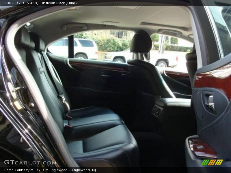 Obsidian Black / Black 2007 Lexus LS 460