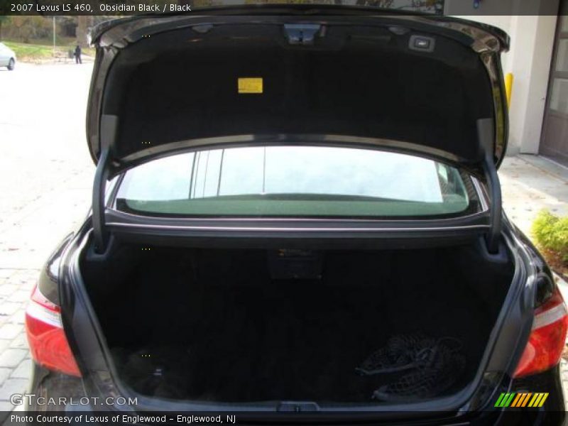 Obsidian Black / Black 2007 Lexus LS 460