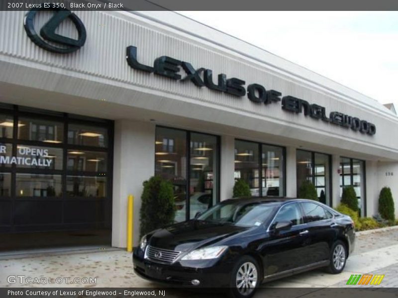 Black Onyx / Black 2007 Lexus ES 350