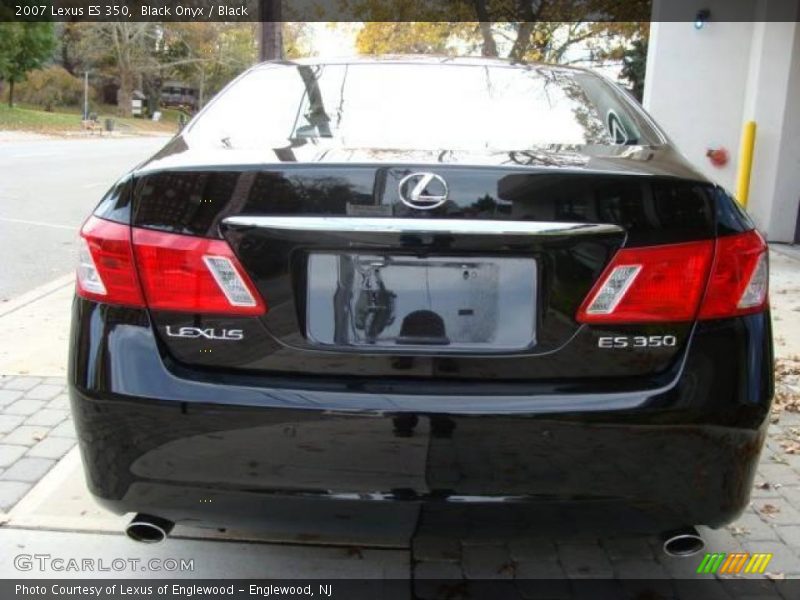 Black Onyx / Black 2007 Lexus ES 350