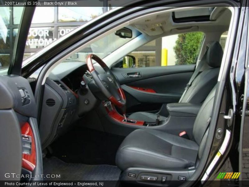 Black Onyx / Black 2007 Lexus ES 350