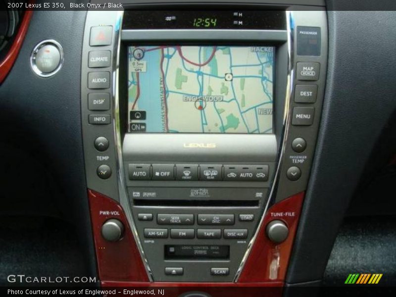 Black Onyx / Black 2007 Lexus ES 350