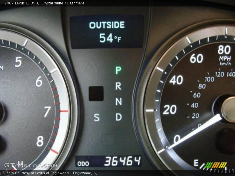 Crystal White / Cashmere 2007 Lexus ES 350