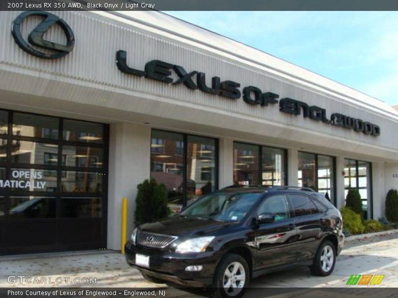 Black Onyx / Light Gray 2007 Lexus RX 350 AWD