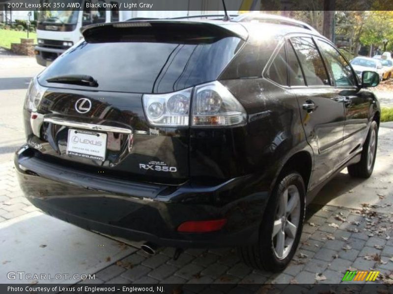 Black Onyx / Light Gray 2007 Lexus RX 350 AWD