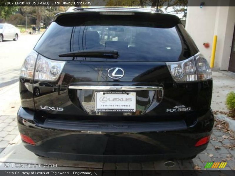 Black Onyx / Light Gray 2007 Lexus RX 350 AWD