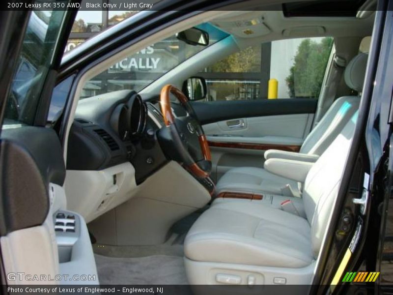 Black Onyx / Light Gray 2007 Lexus RX 350 AWD