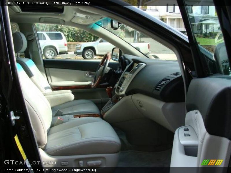 Black Onyx / Light Gray 2007 Lexus RX 350 AWD