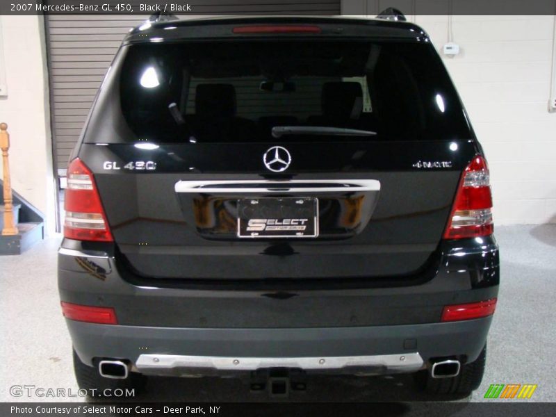 Black / Black 2007 Mercedes-Benz GL 450