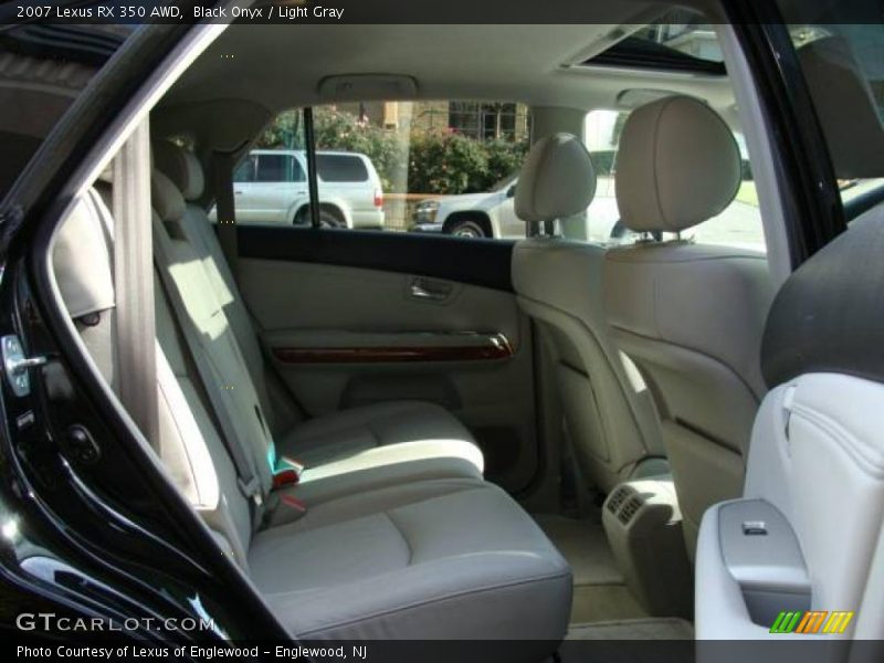 Black Onyx / Light Gray 2007 Lexus RX 350 AWD