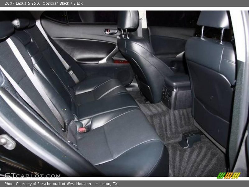 Obsidian Black / Black 2007 Lexus IS 250