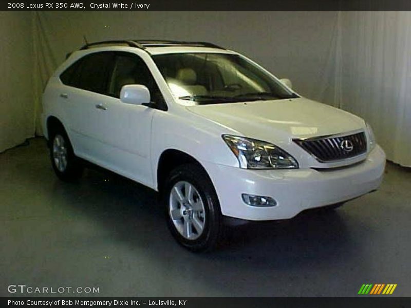 Crystal White / Ivory 2008 Lexus RX 350 AWD