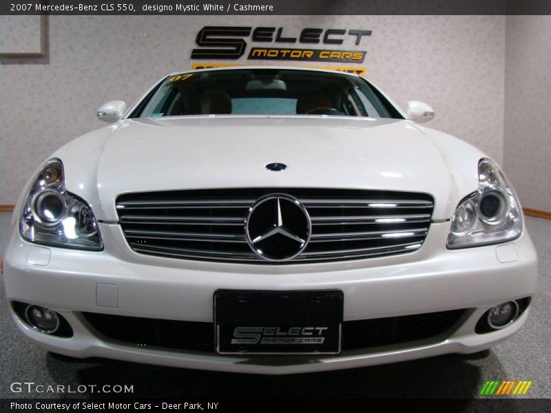 designo Mystic White / Cashmere 2007 Mercedes-Benz CLS 550