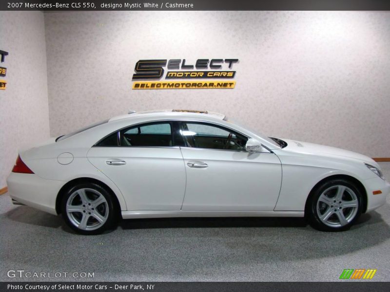 designo Mystic White / Cashmere 2007 Mercedes-Benz CLS 550