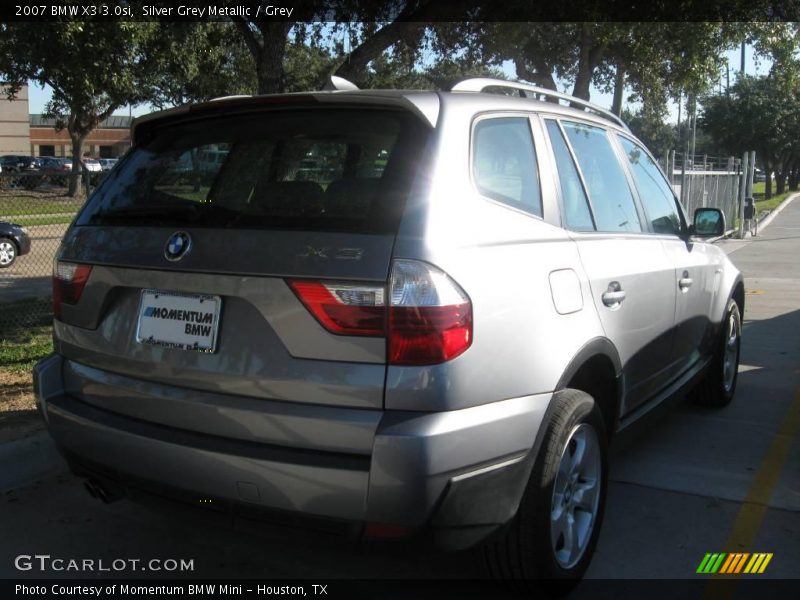Silver Grey Metallic / Grey 2007 BMW X3 3.0si