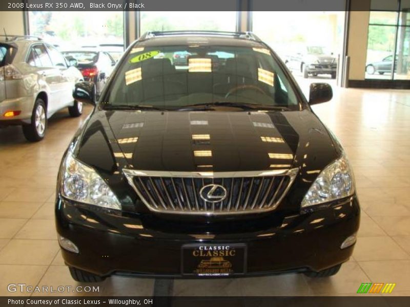 Black Onyx / Black 2008 Lexus RX 350 AWD