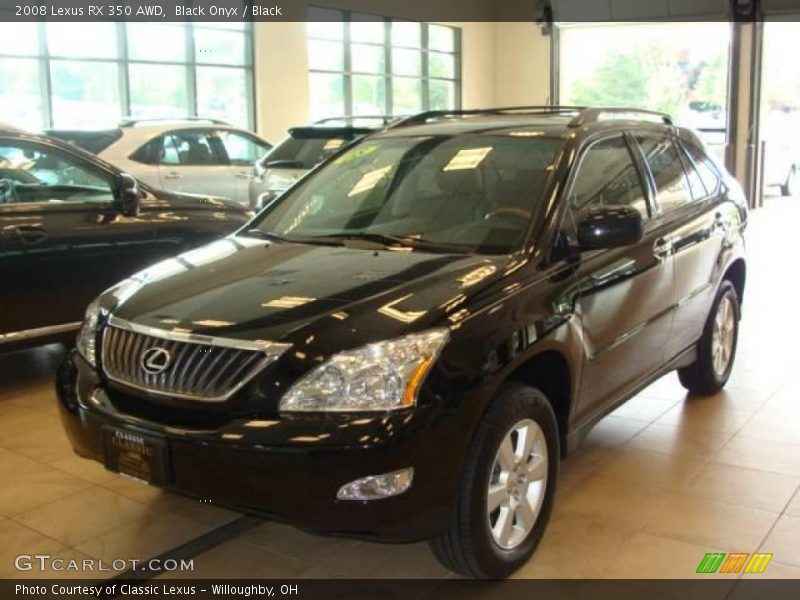 Black Onyx / Black 2008 Lexus RX 350 AWD