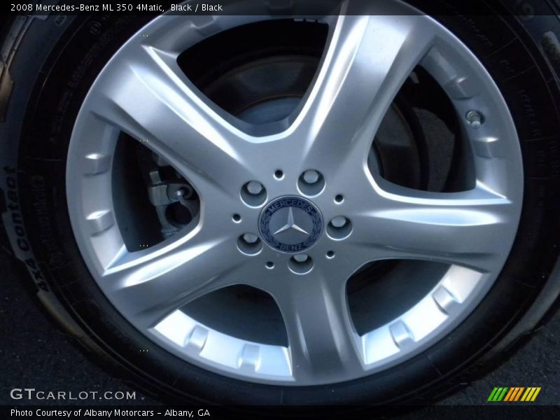 Black / Black 2008 Mercedes-Benz ML 350 4Matic