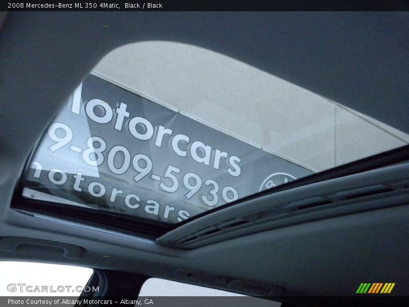 Black / Black 2008 Mercedes-Benz ML 350 4Matic