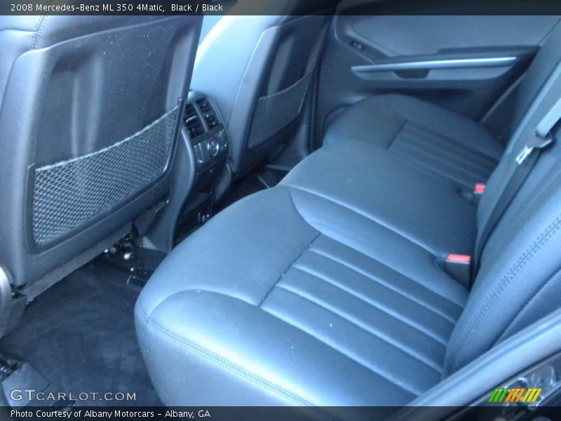 Black / Black 2008 Mercedes-Benz ML 350 4Matic