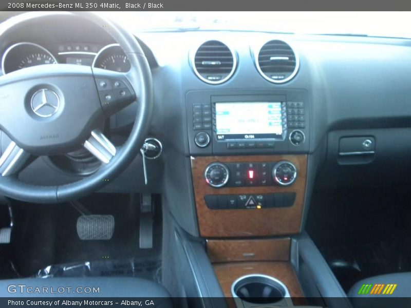 Black / Black 2008 Mercedes-Benz ML 350 4Matic