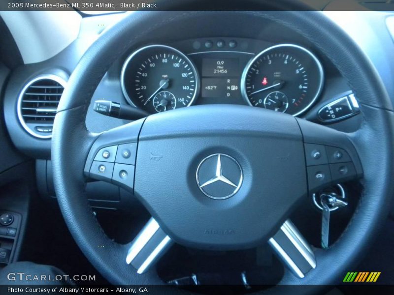 Black / Black 2008 Mercedes-Benz ML 350 4Matic