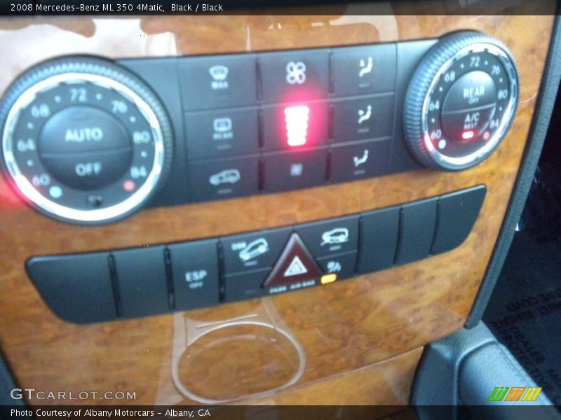 Black / Black 2008 Mercedes-Benz ML 350 4Matic