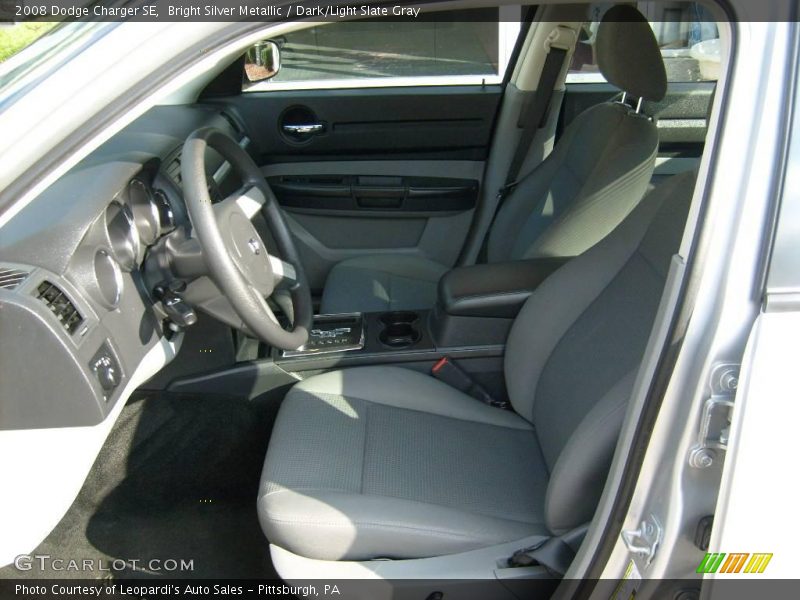 Bright Silver Metallic / Dark/Light Slate Gray 2008 Dodge Charger SE