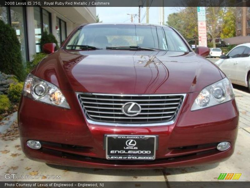 Royal Ruby Red Metallic / Cashmere 2008 Lexus ES 350