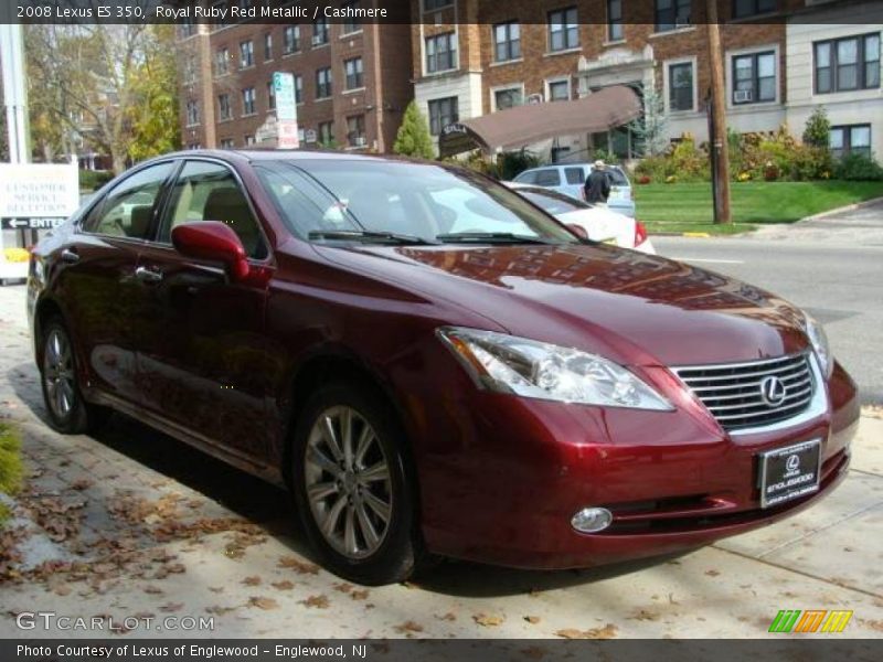 Royal Ruby Red Metallic / Cashmere 2008 Lexus ES 350