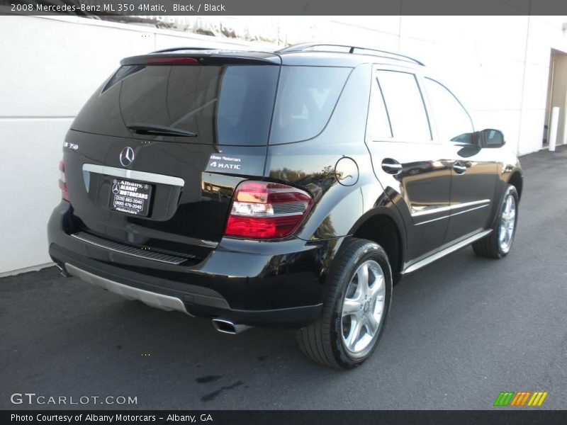 Black / Black 2008 Mercedes-Benz ML 350 4Matic