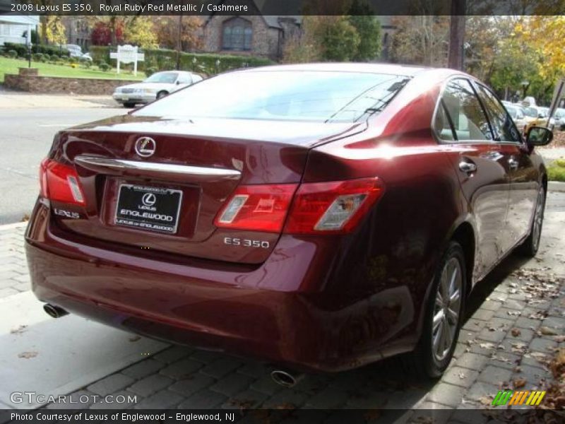 Royal Ruby Red Metallic / Cashmere 2008 Lexus ES 350