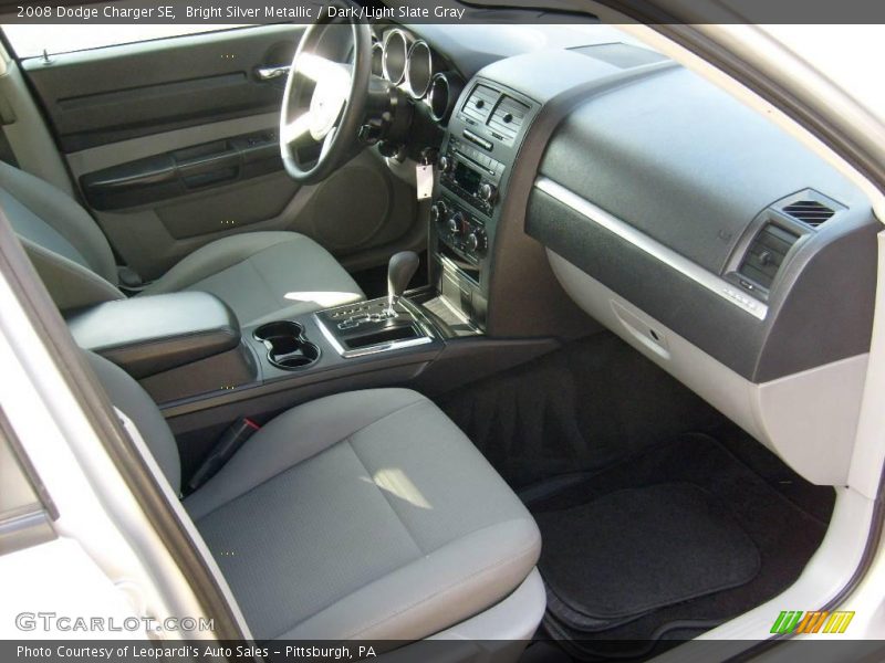 Bright Silver Metallic / Dark/Light Slate Gray 2008 Dodge Charger SE