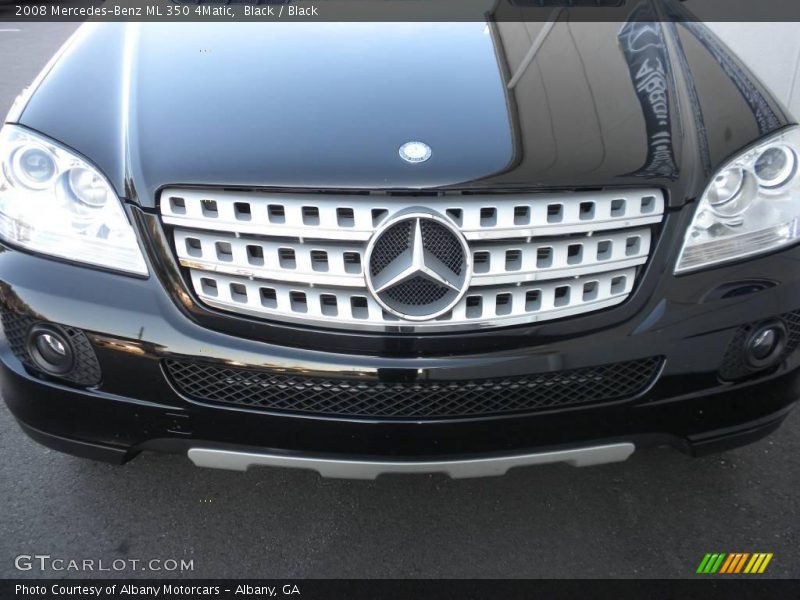 Black / Black 2008 Mercedes-Benz ML 350 4Matic