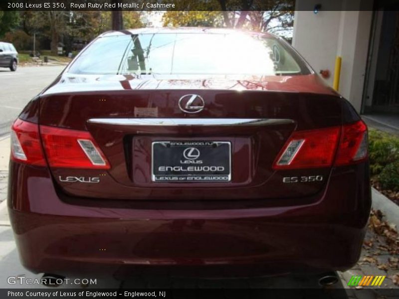 Royal Ruby Red Metallic / Cashmere 2008 Lexus ES 350