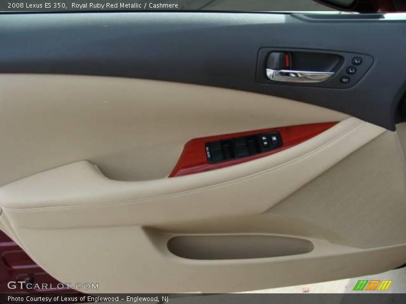 Royal Ruby Red Metallic / Cashmere 2008 Lexus ES 350