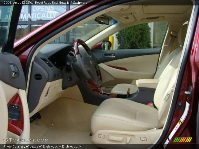 Royal Ruby Red Metallic / Cashmere 2008 Lexus ES 350