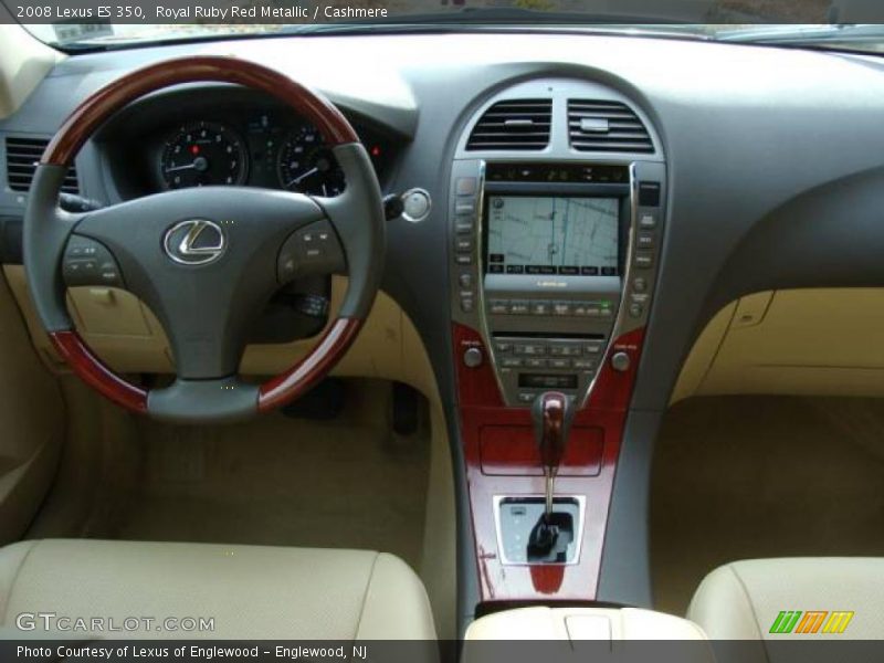 Royal Ruby Red Metallic / Cashmere 2008 Lexus ES 350