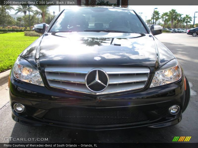 Black / Black 2008 Mercedes-Benz C 300 Sport
