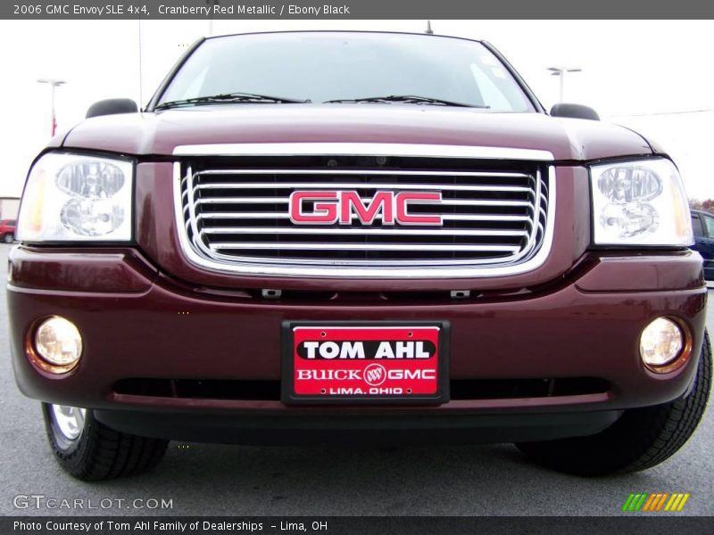 Cranberry Red Metallic / Ebony Black 2006 GMC Envoy SLE 4x4
