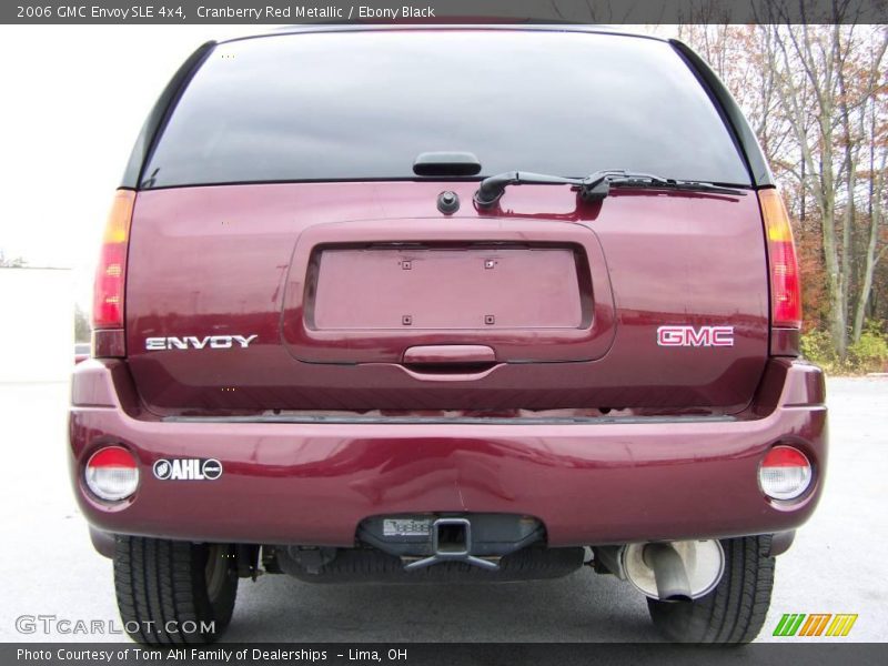 Cranberry Red Metallic / Ebony Black 2006 GMC Envoy SLE 4x4